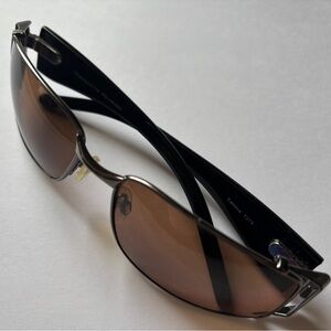Sleek Black Sunglasses with Tinted Lenses